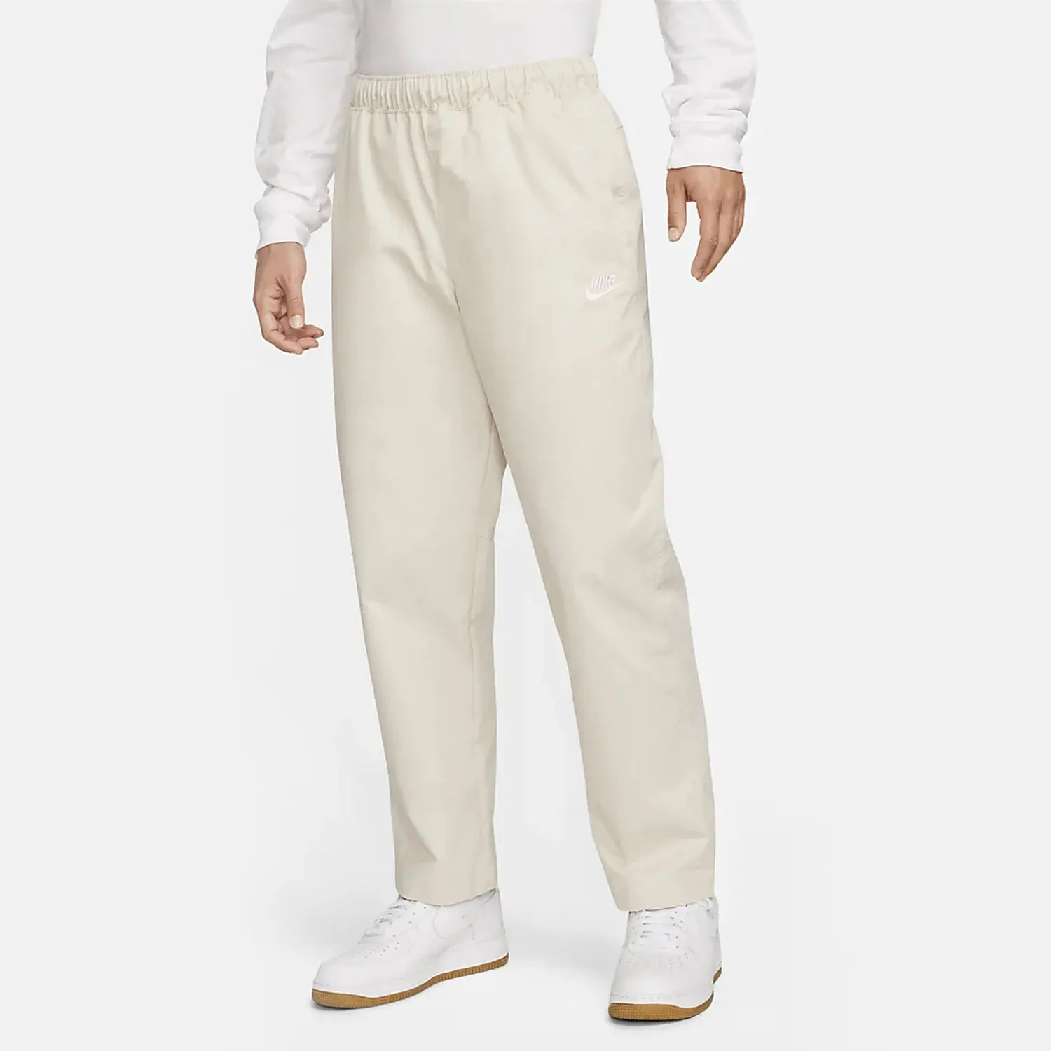 Nike genuine woven straight leg new casual patchwork men's sports pants DX3337-104