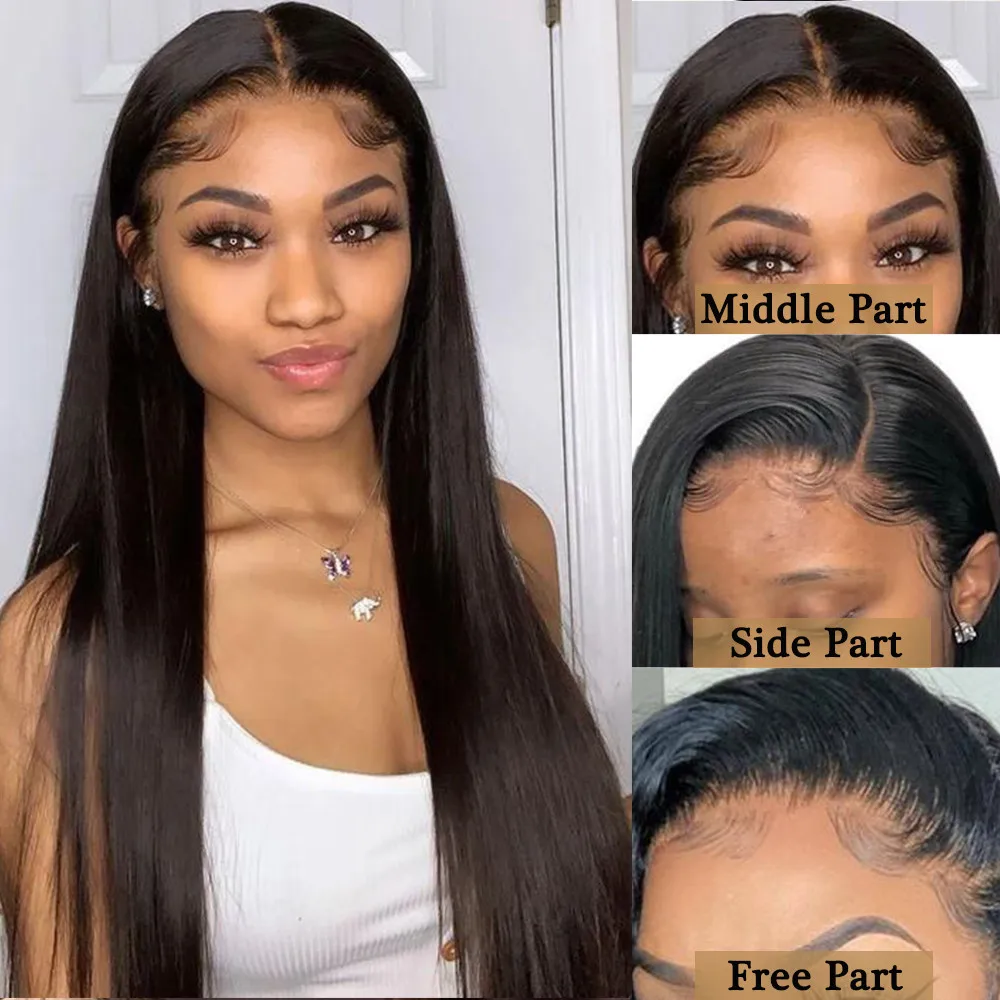 

YATUWIN Straight Wave wig Lace Front Wigs Hd 13x4 Human Hair Wigs For Black Women Pre Plucked Brazilian Wig