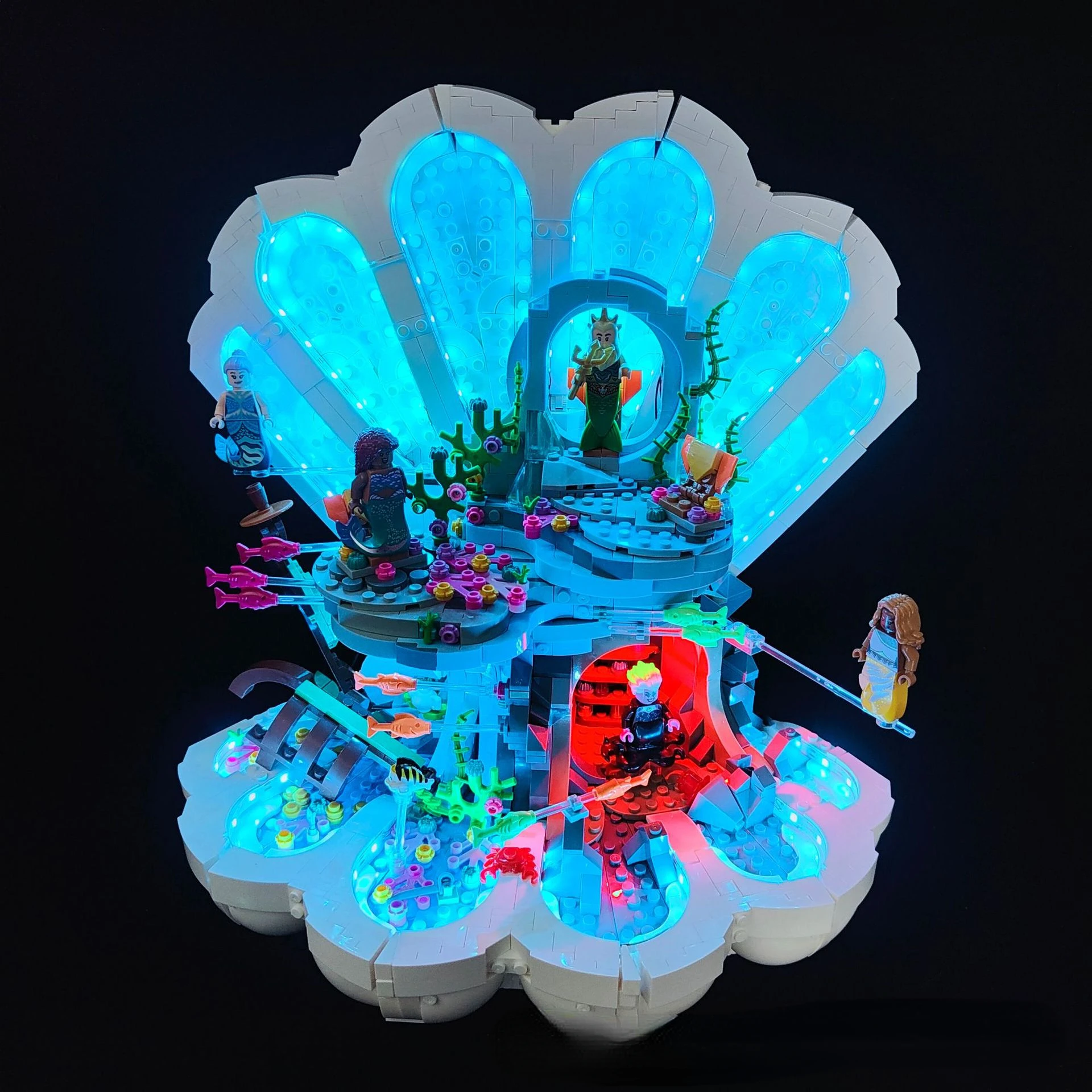 

No Bricks LED Light for The Little Mermaid Royal Clamshell 43225