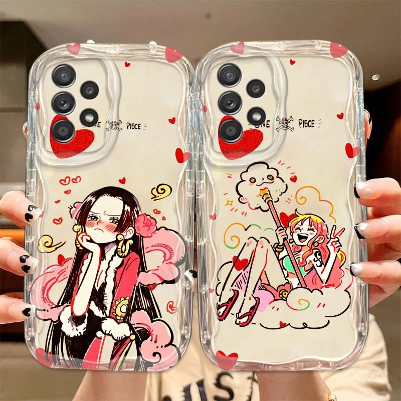 الحب قطعة واحدة غطاء لسامسونج غالاكسي S25 S24 S23 S22 S21 S20 الترا زائد FE لايت موجة النفط قضية الهاتف غطاء #1