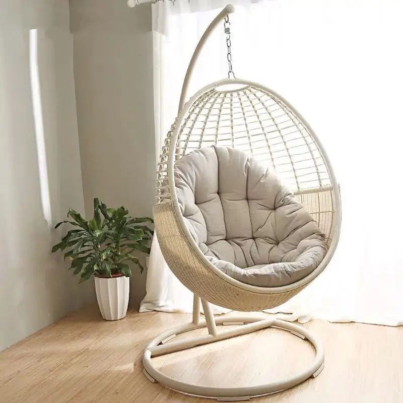 Bird's Nest Hanging Chair Swing Basket Rattan Chair Outdoor Patio Indoor Floor-to-Floor Household Children's Cradle Balcony Sing