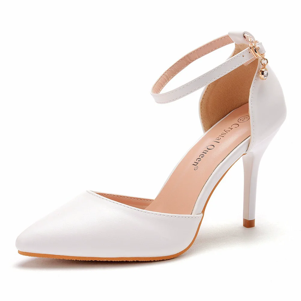 printemps-et-ete-bout-pointu-blanc-pu9cm-chaussures-de-mariage-stiletto-banquet-grande-taille-petite-taille-strass-boucle-sandales-pour-femmes