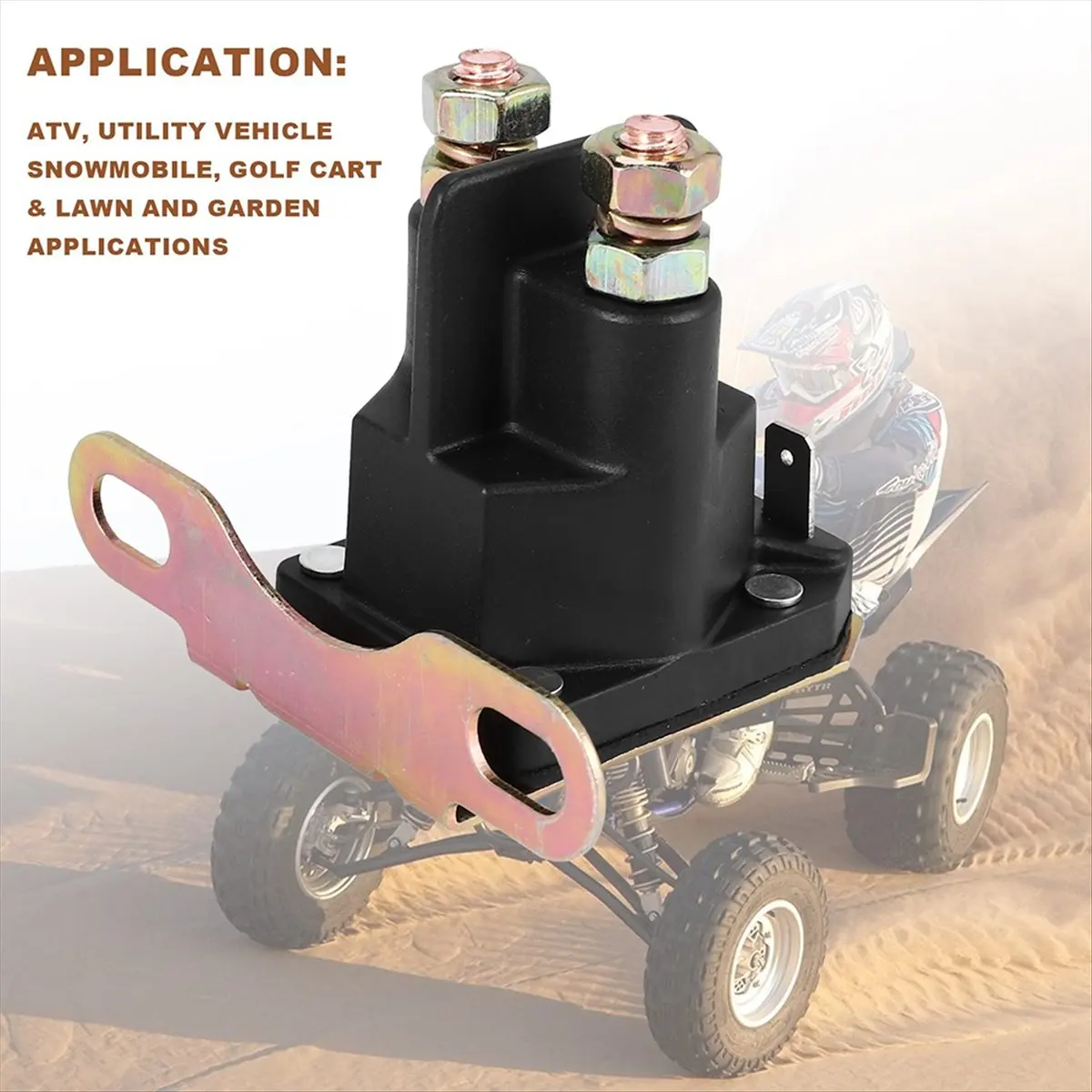 Starter Solenoid Relay MTD 4 Terminal For Utility Vehicle New Arrivals