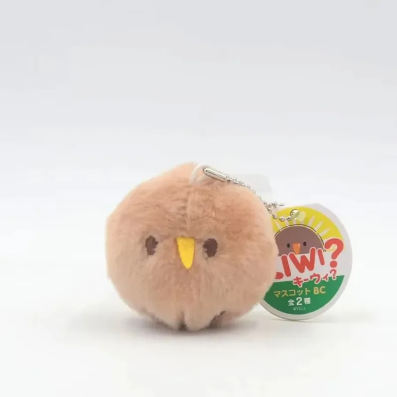 Capsule Toys Gashapon Kawaii Cute Brown Kiwi Birds Mascot Kiwi Fruit Stuffed Plush Doll Pendants Keychain Girls Bag Ornaments