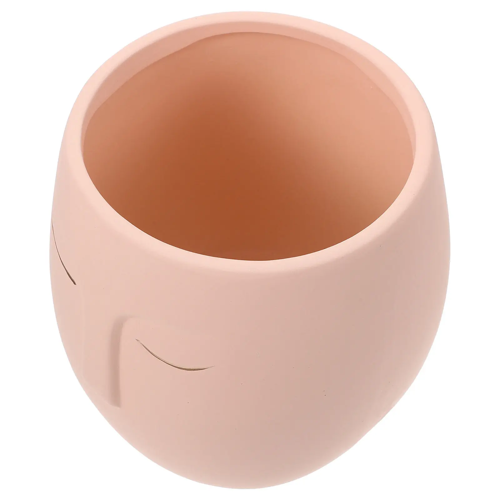 

Минималистичный керамический цветочный горшок с абстрактным дизайном в виде лица, кашпо для суккулентов, декоративный контейнер для цветов для дома, сада, стола, книжной полки