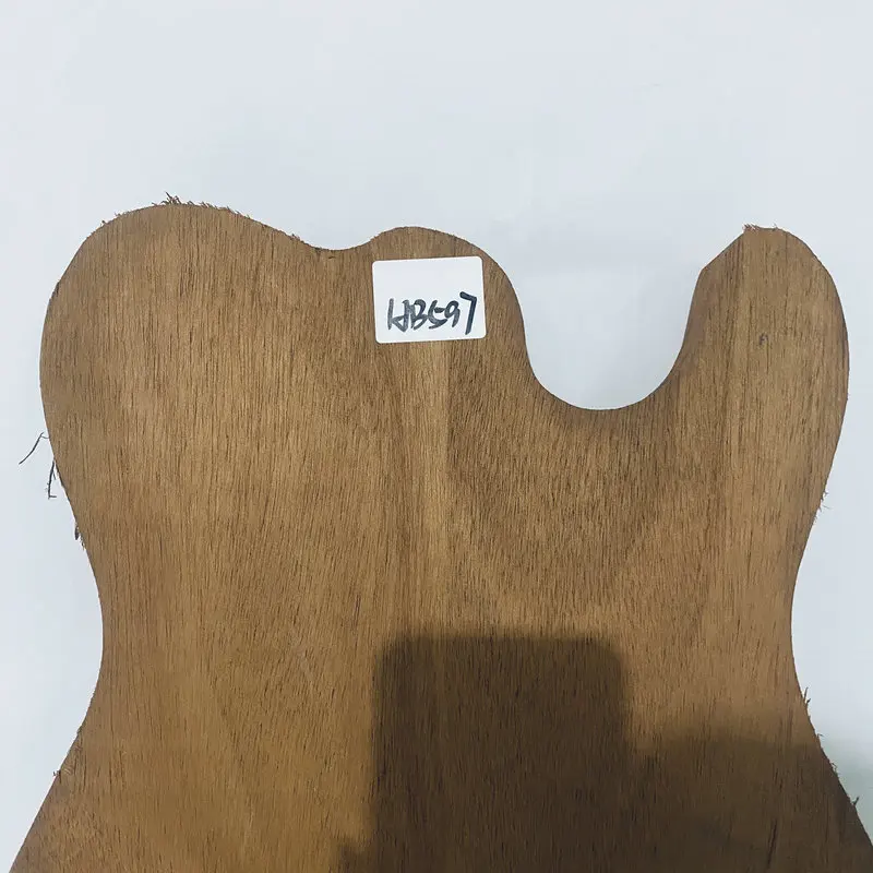 HB597 Solid Redwood Unfinished TL Model Guitar Body No Paints Uncut Tele for DIY&Replace Nature Color