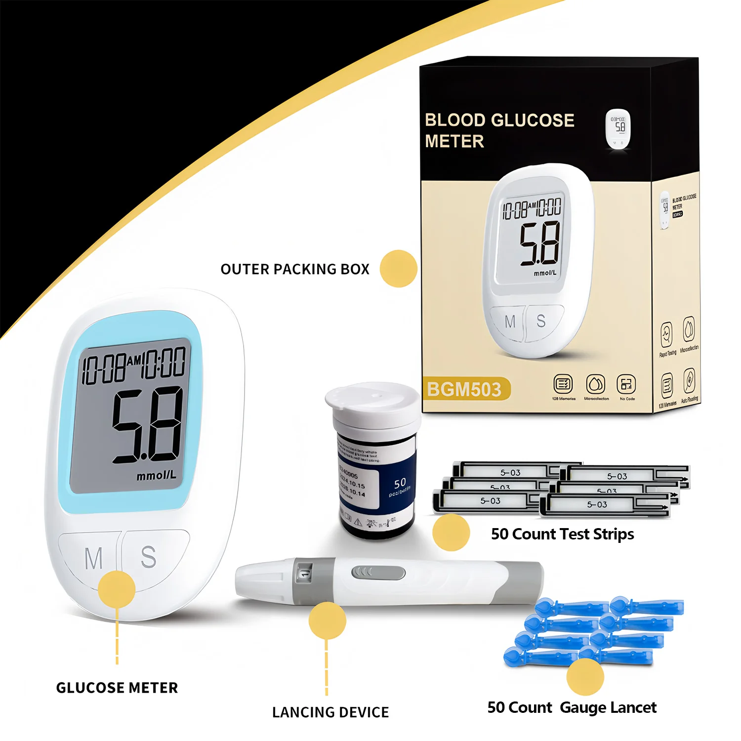 medidor-de-glicose-no-sangue-com-autoavaliacao-teste-rapido-em-8s-kit-de-testes-de-alta-precisao-com-50-tiras-de-teste-e-ferramenta-de-lancetas
