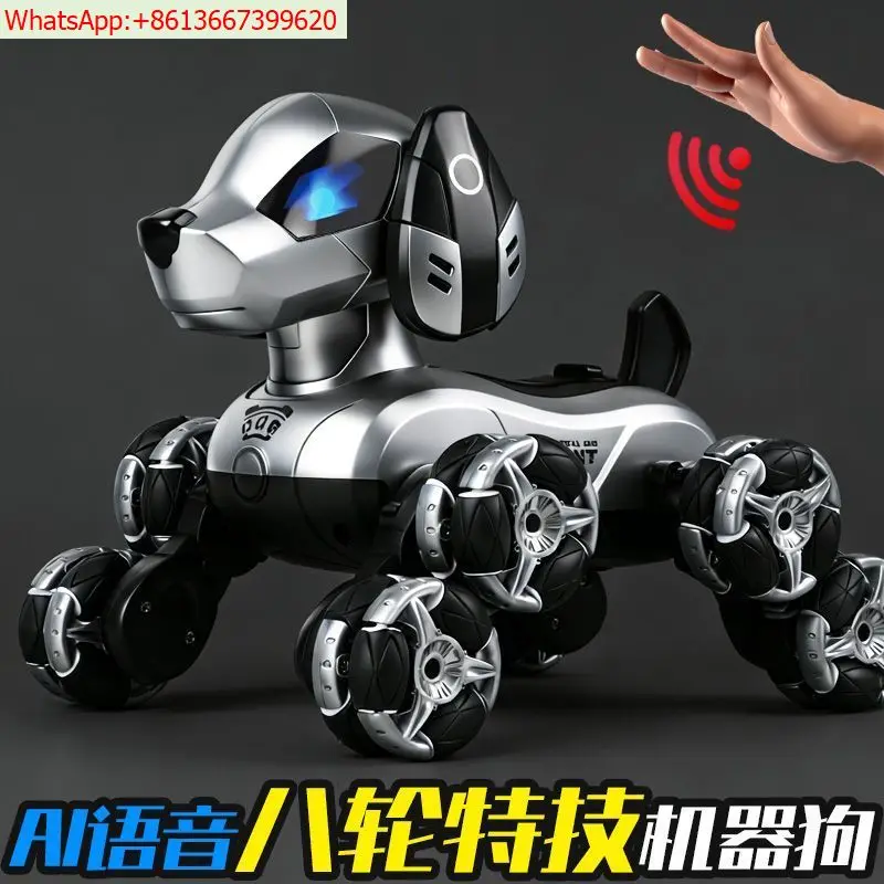 Children's toys Gesture sensing robot dog New intelligent remote control machine Electric toys