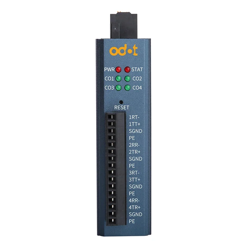 Gateway Ethernet Modbus 2025 dengan 4 Port Serial Konverter Protokol S4E2