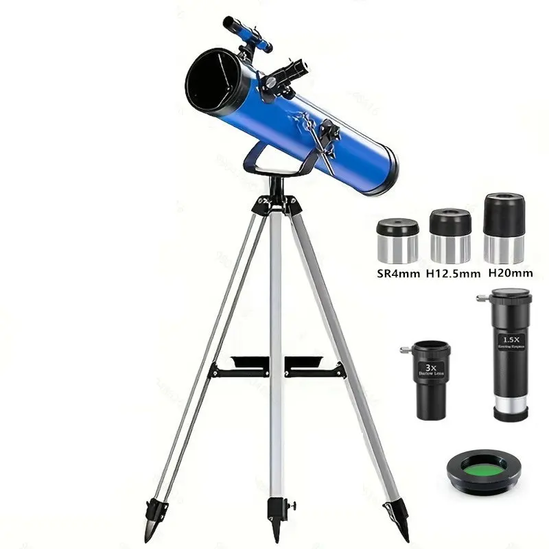 35X-875X Professional Astronomical Telescope Monocular 114MM Large-Aperture F70076 for Stargazing Bird Watching Moon