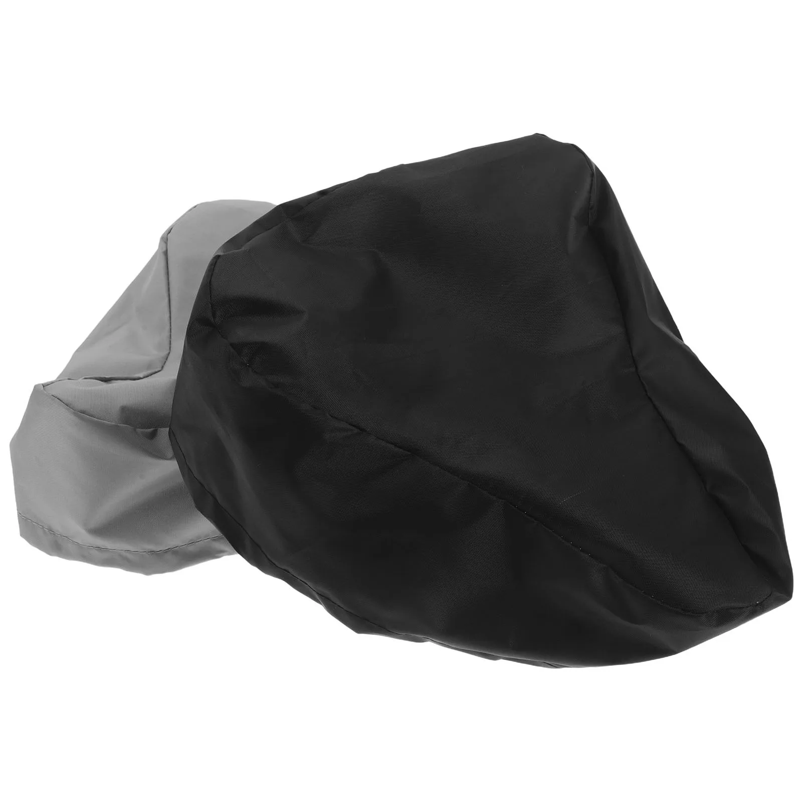 2Pcs Bike Saddle Protective Cover Waterproof Dustproof Oxford Fabric Drawstring Fit Mountain Road Electric Bike Seat Rain Dust