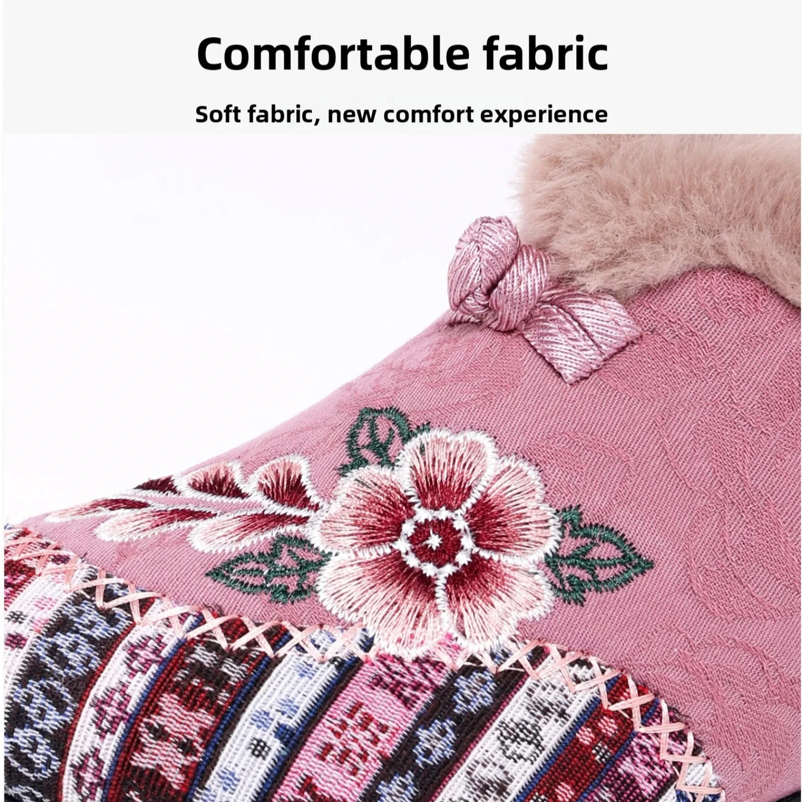 รองเท้าผู้หญิงสไตล์โบฮีเมียนสำ - Embroidery Knot บทวิจารณ์และราคา