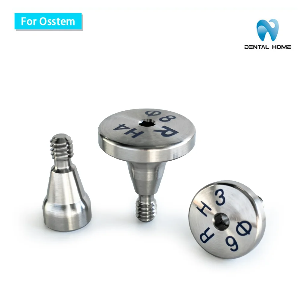 Healing Abutment for Osstem Dental Implant Surgery Bone Level Implant with Gold Plating