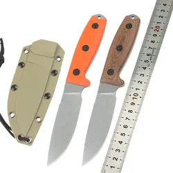 TRSKT ESEE-4 Rowen Hunting Knife ,Camping Survival Knives ,Rescue Knife Edc Tool 1095 Steel With ABS Sheath Dropshipping