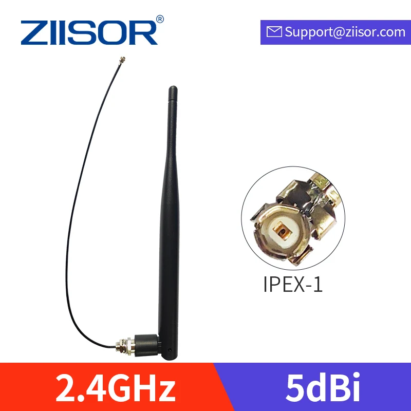 

WiFi 2.4GHz Antenna with IPEX Connnector for Module Motherboard 2400MHz Antennas with Cable IPX for Internet Aircard