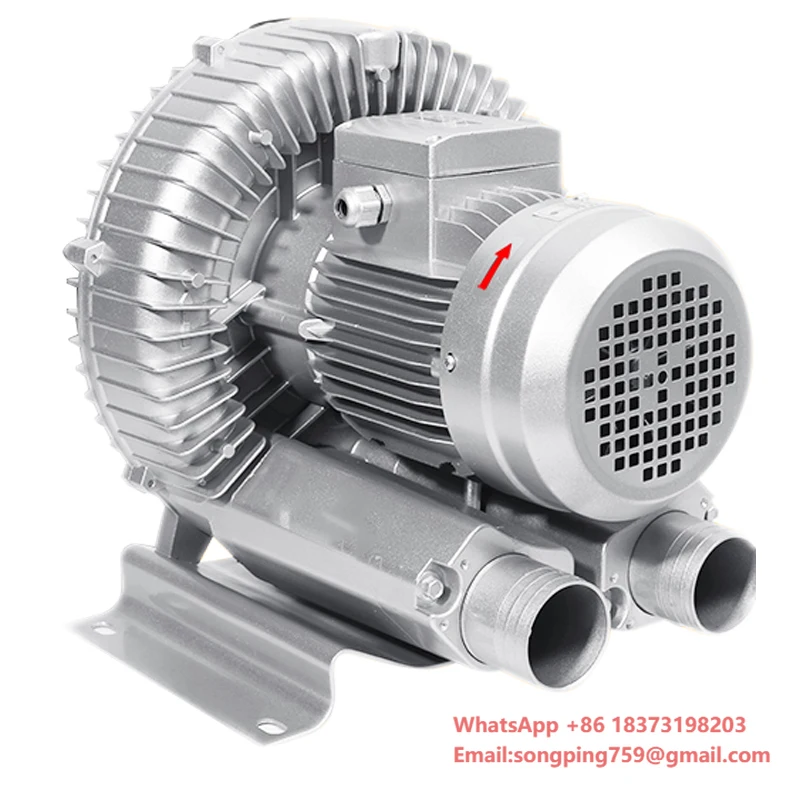 

Ultra High Pressure 3KW vortex Ring Blower air Pump for Fish Farm Ring Compressor Blower