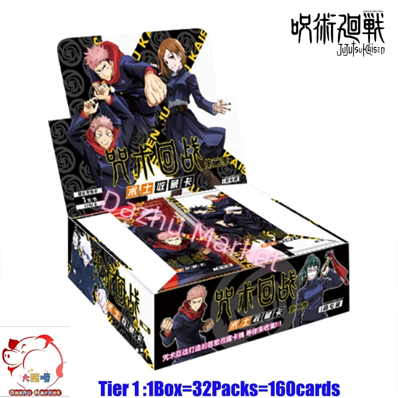 Anime Card Jujutsu Kaisen Cards Booster Box Rare Satoru Gojo Yuji Manga Collectible Card Game TCG Children's Toy Birthday Gifts