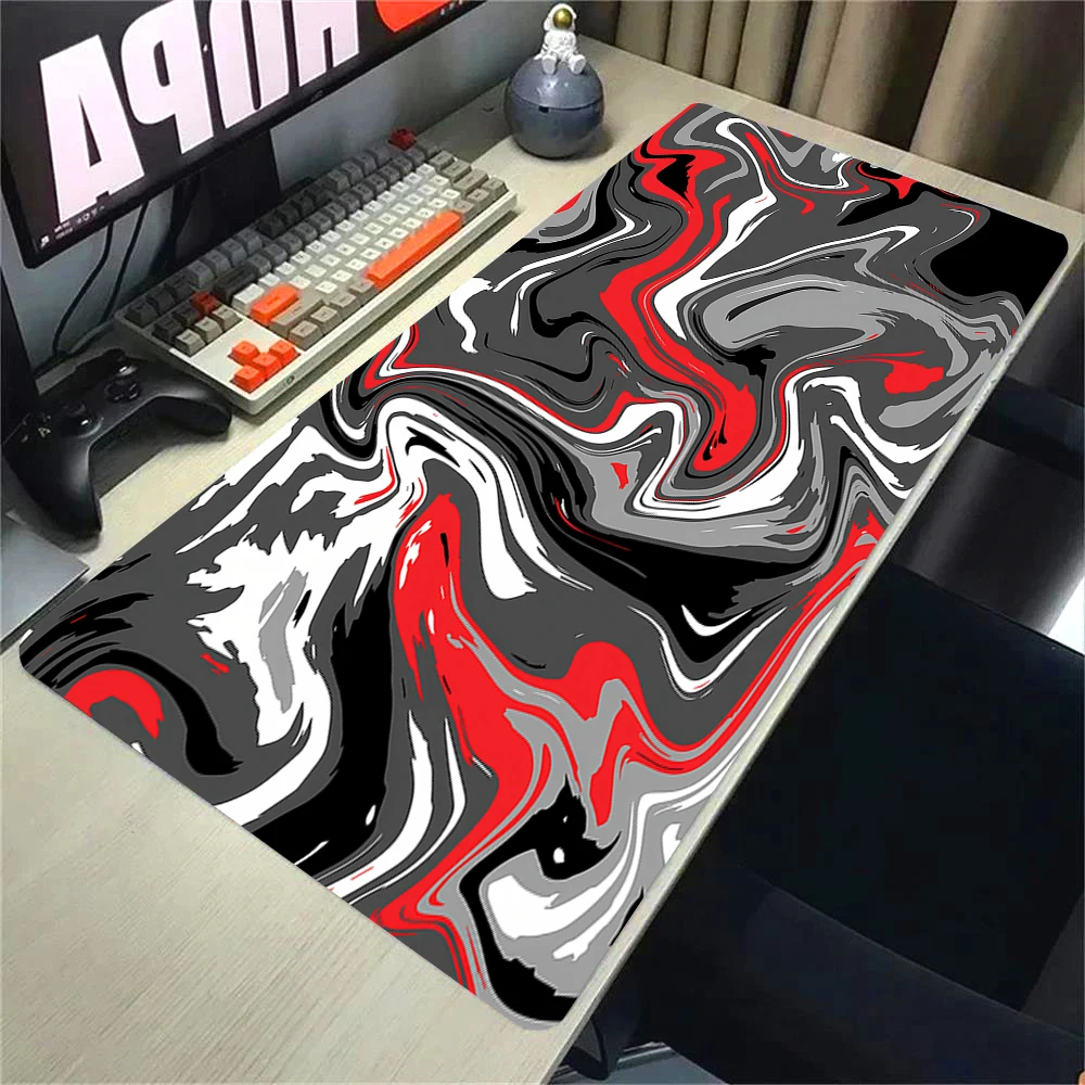 

XXL Strata Liquid 90x00CM Mouse Pad Computer Laptop Anime Keyboard Mouse Mat Large Mousepad Keyboards Gamers Decoracion Desk Mat