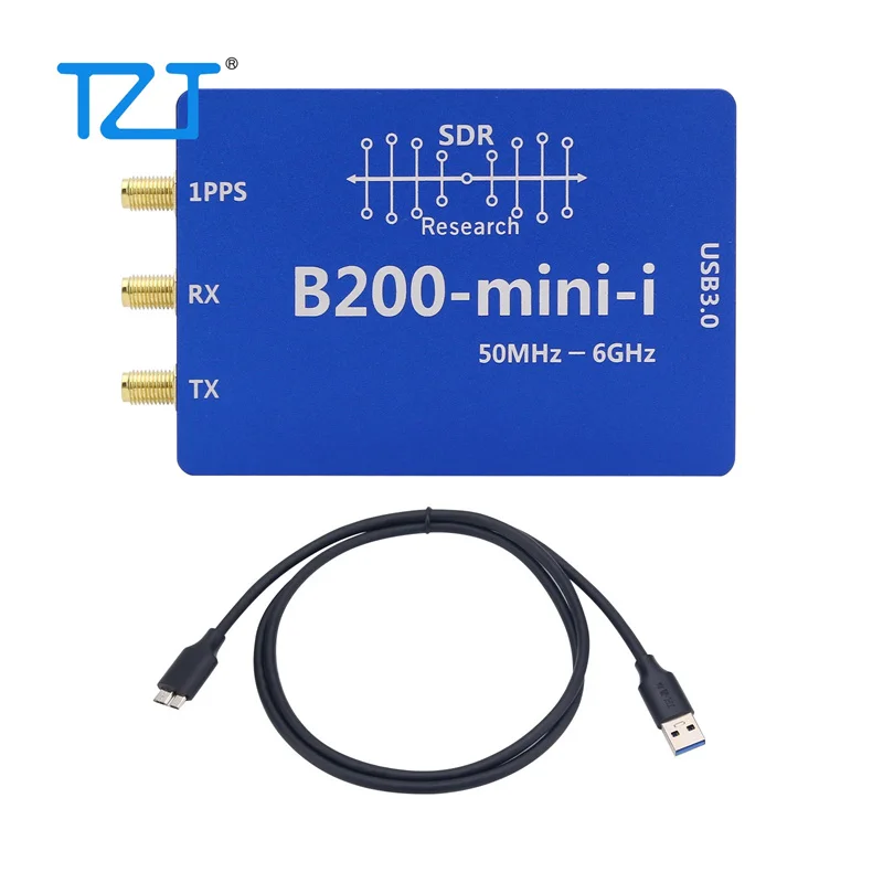 Tzt B200-mini-i Sdr 50Mhz-6Ghz Software Gedefinieerde Radio Rf Ontwikkeling Board Met Hoge Kwaliteit Cnc Case