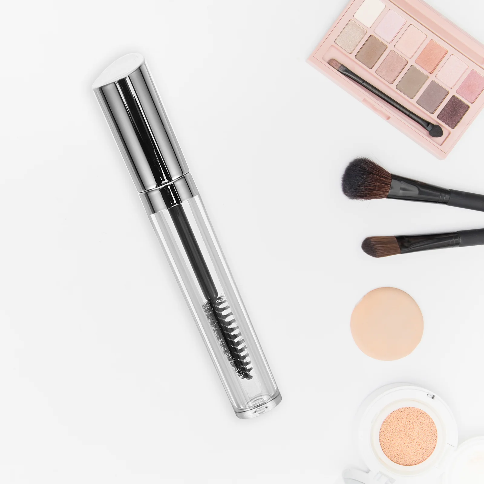 Tube de Mascara vide de 3Ml, récipient transparent rechargeable pour cils, taille de voyage Portable pour bricolage, crème pour cils, bouteille réutilisable pour femmes