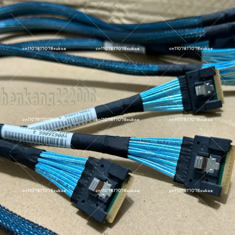 SAS Data Cable Slim SAS 4.0 PCIe SFF-8654 8i Backplane NVME Cable Cross Cable