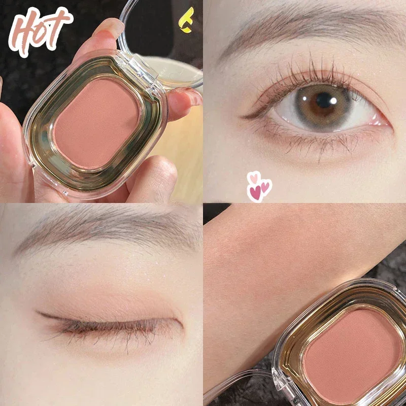 Macaron Grey Eyeshadow Palette, Matte, Shimmer, Maquiagem Base de Sombra, Pigmento Castanho Terra, Blush, Contour Powder, Única Cor