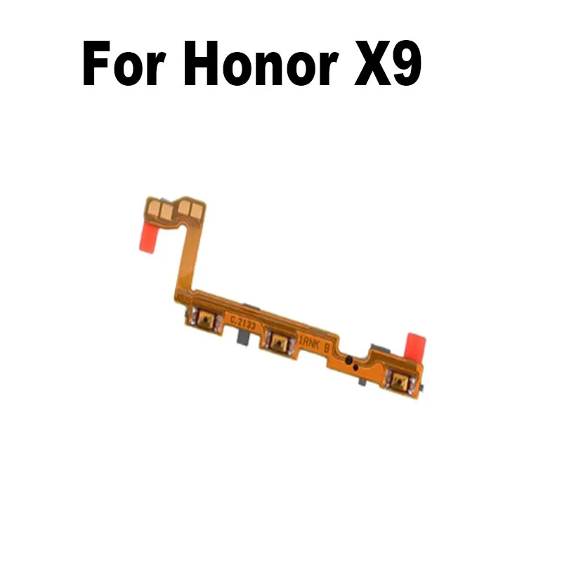 Bouton de volume d'alimentation pour Huawei Honor, bouton marche/arrêt, ruban de clé, câble flexible, modèles X5, X6, X6S, X7, X8, X9, X7a, X8a, X9a, x6a, x7b, 4G, 5G