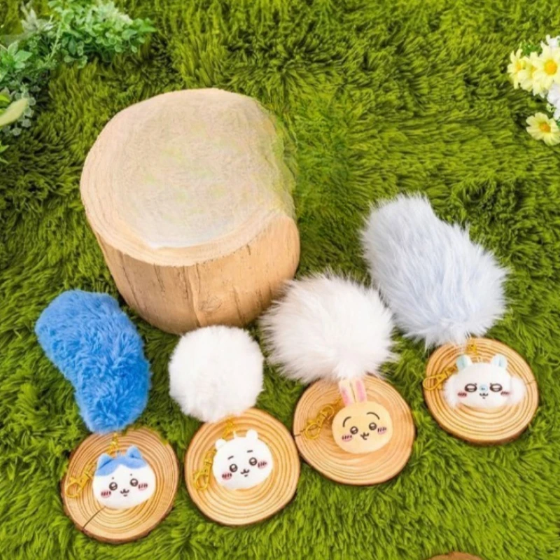 Cartoon Kawaii Chiikawa Momonga Big Tail Series Key Ring Pendent Ornament New and Original Soft Send A Girlfriend Gift Goodlooks