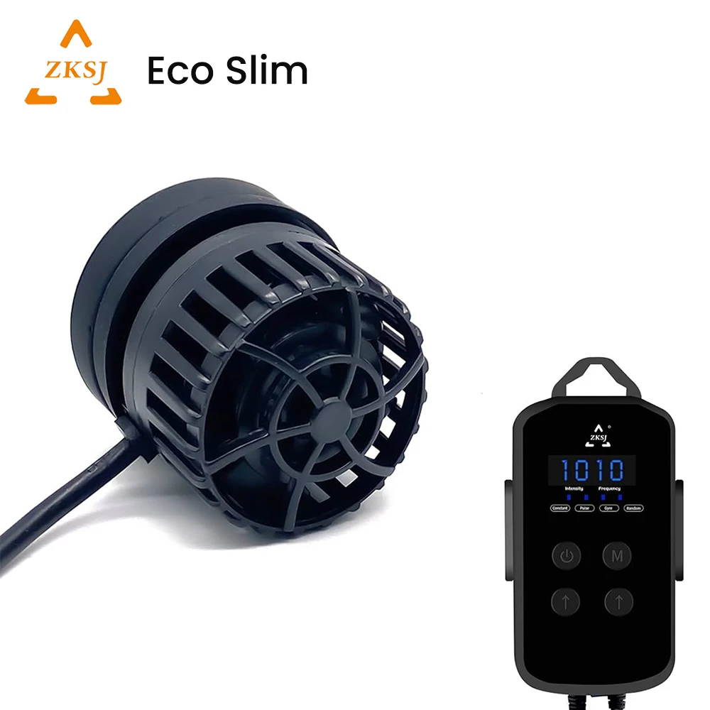 

ZKSJ Eco Slim Strong power slim body super quiet Aquarium Wavemaker Pump for fresh and saltwater fish tank