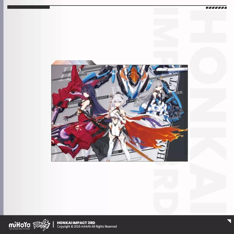 MiHoYo/Honkai Impact 3 oryginalna sztuka kolekcja oficjalna gra podróż meteorów Kiana Cospaly kolekcja akcesoriów seksowne Anime nowość