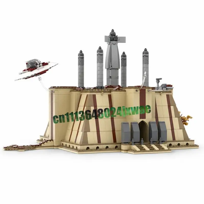 NEW 2430 PCS Peacekeeper Temple MOC Architecture Model Custom Puzzle DIY Assembly Educational Toy Gift Collection Display Bricks