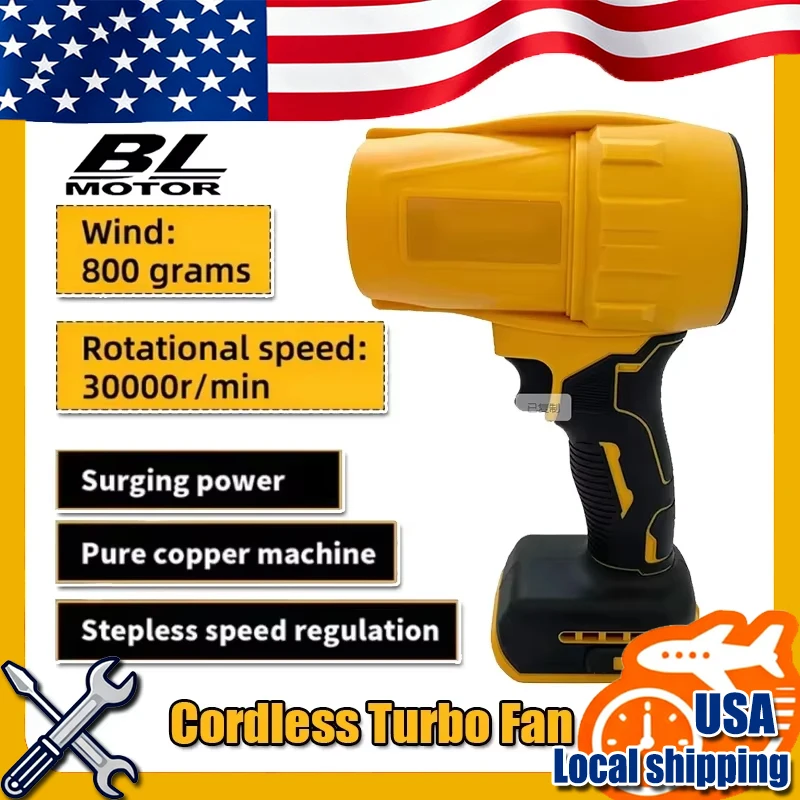 

Подходит для Dewalt 30000 об/мин, бесщеточный вентилятор, беспроводной турбовентилятор, ручной жестокий вентилятор, сушилка, 20 В, перезаряжаемый инструмент для выдувания пыли