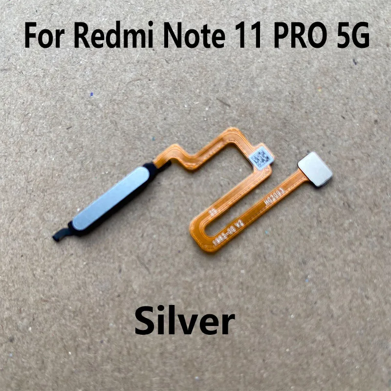 New For Xiaomi Redmi Note 11 PRO 4G 5G Fingerprint Sensor Home Button Menu Touch ID Scanner Ribbon Connector Flex Cable