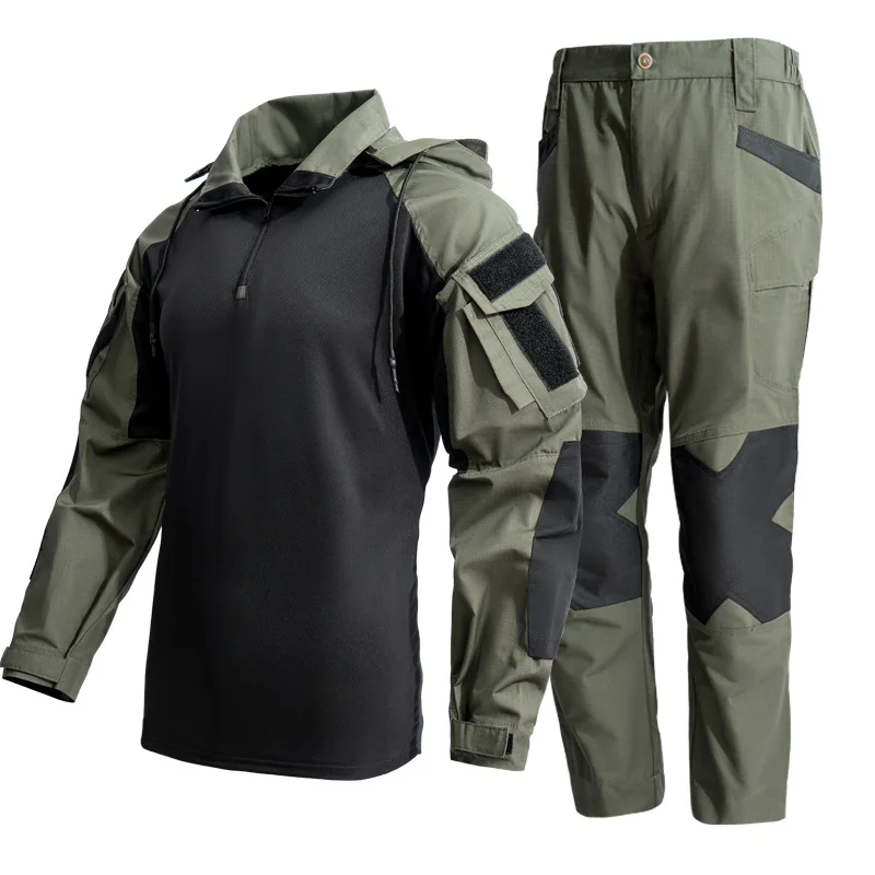 Ensemble de combinaison de grenouille tactique, uniforme d'entraînement d'opérations spéciales d'instructeur de Combat de Camouflage G3