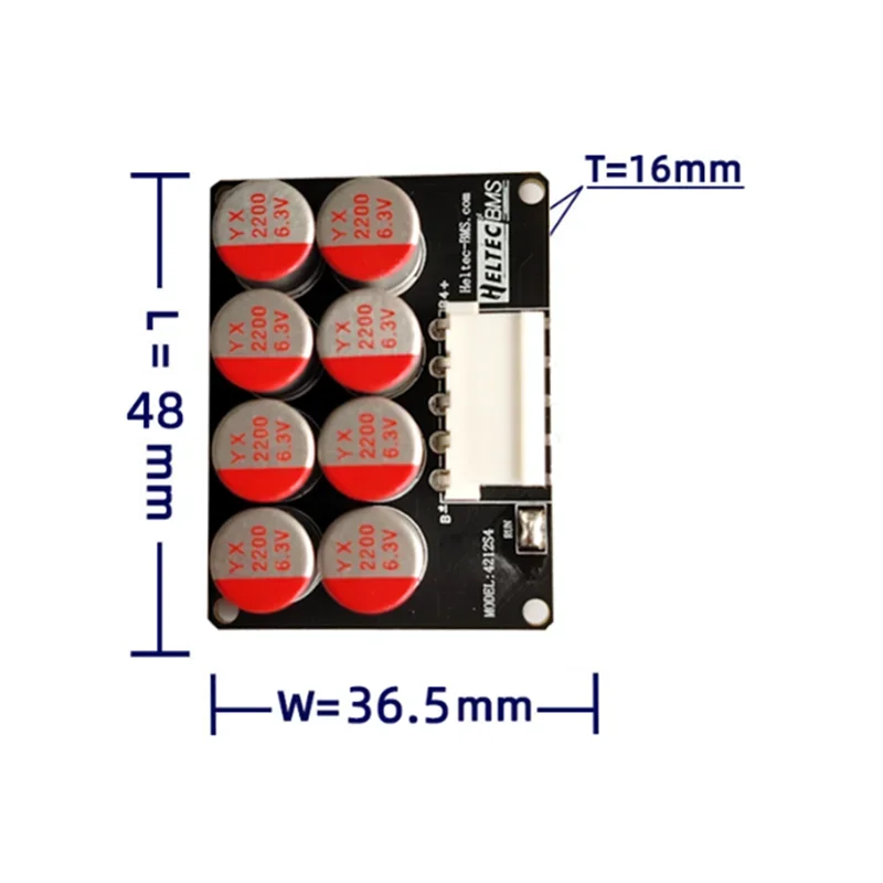 Imagem -02 - Heltecbms-equalizador Ativo Balancer 3s 4s Lifepo4 Lipo Lto Bateria Equalização de Energia Capacitor Tensão Display 3a 5a