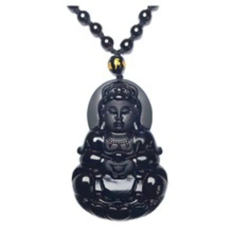pingente-de-obsidiana-guanyin-pingente-guanyin-elegante-colar-masculino-de-bodhisattva-guanyin
