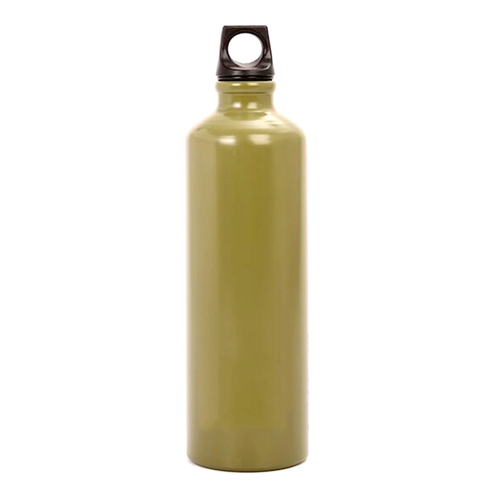 750ml Aluminum Oil Fuel Bottle Outdoor Camping Petrol Keresene Gas Tank Storage Bottle Attachable to Backpack Portable Fuel Tank
