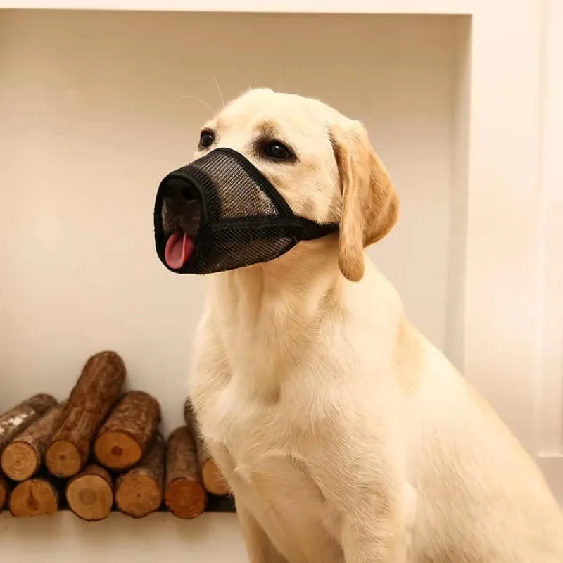 

Portable Dog Muzzle Small and Large Pet Cover to Prevent Biting Eating and Barking Stopper Supplies for Pets