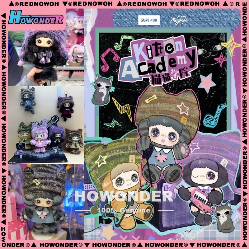 

【In Stock】Hot Genuine Maymei Cat Academy Series Blind Box Bag Ornament Plush Toy Pendant Cute Toy Pendant Girl Birthday Gift
