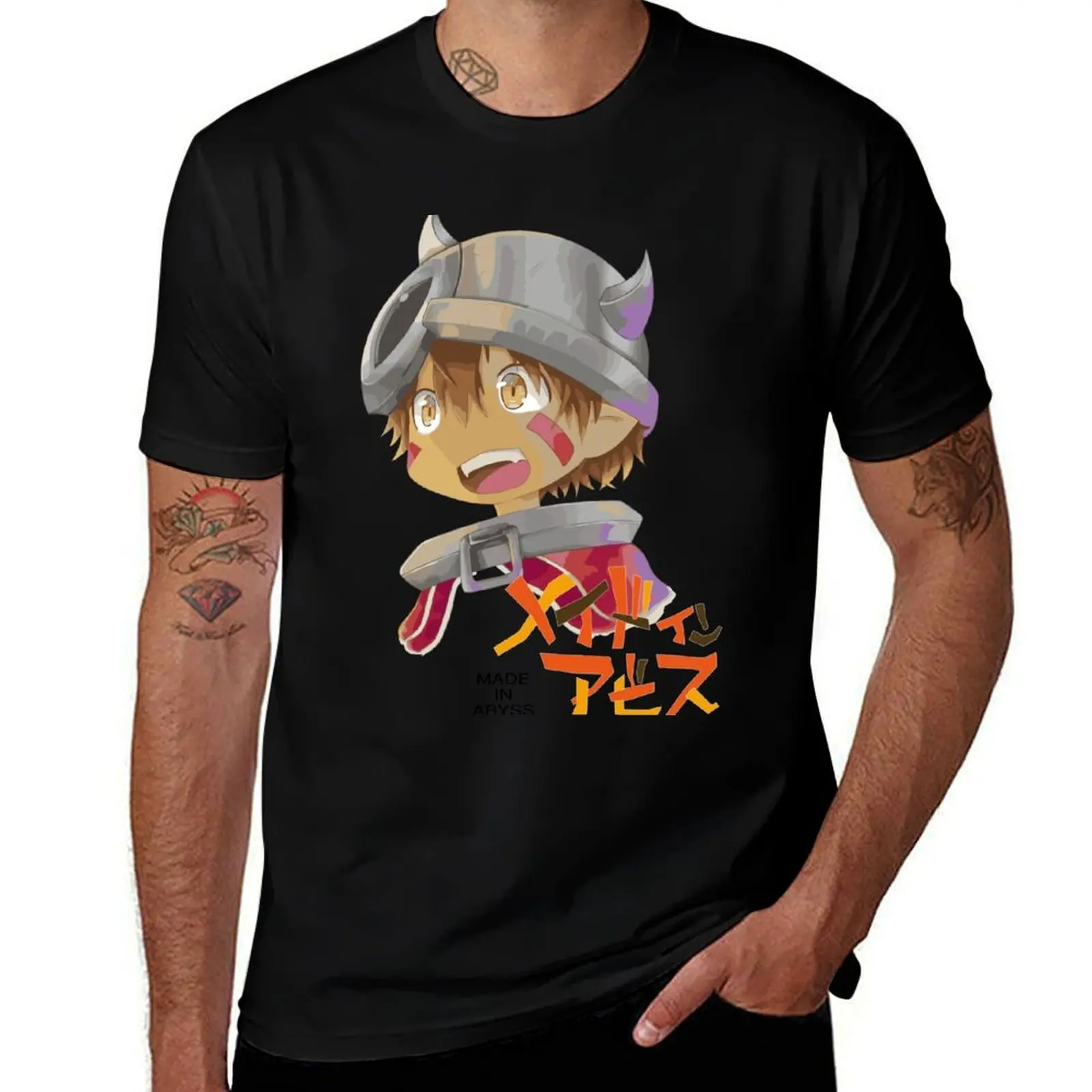 

Футболка Made in Abyss-Rog, мужские футболки с индивидуальным принтом, футболка с графическим рисунком