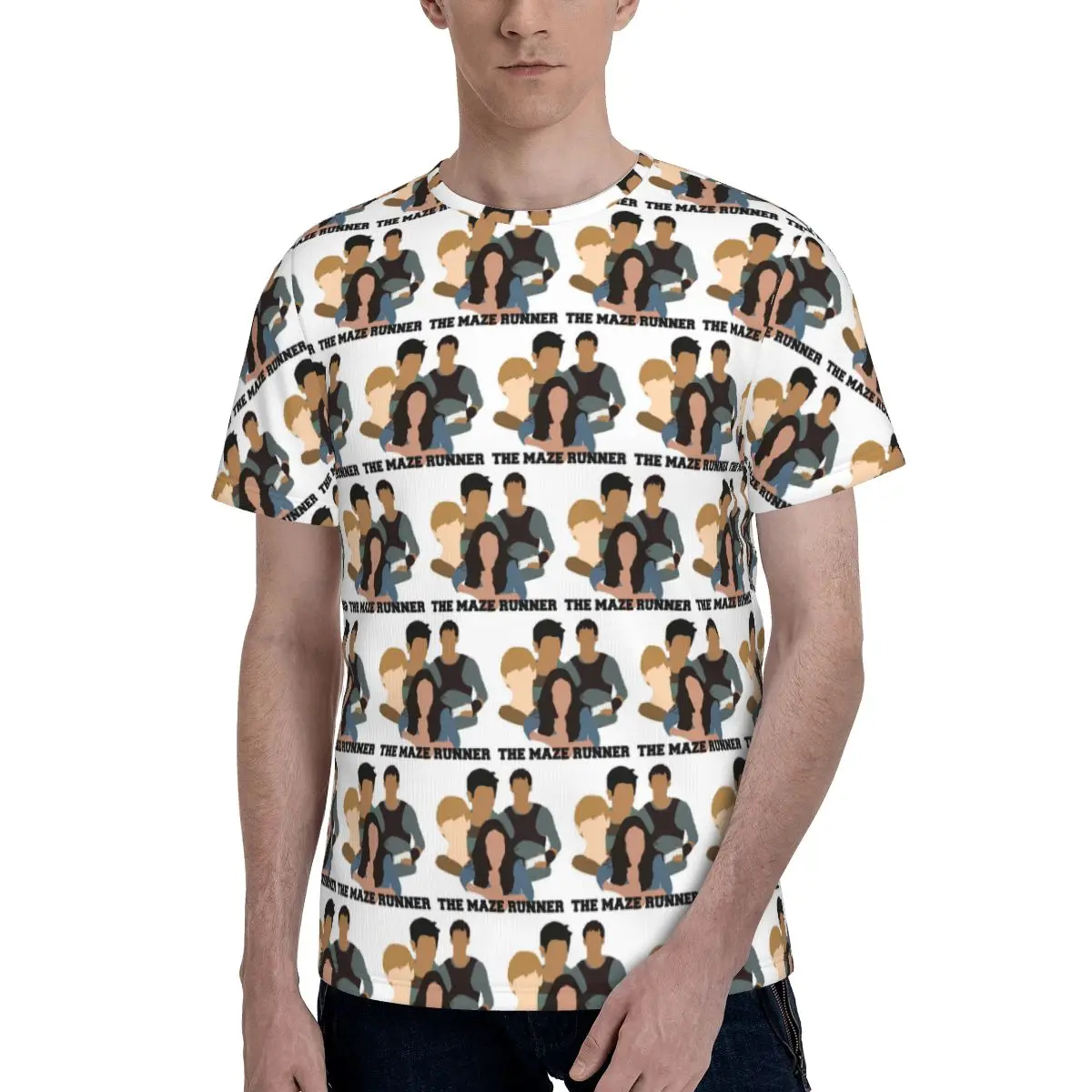 The Maze Runner T-Shirt for Men Cotton T Shirts Men's Tees Short Crew Neck Summer Clothes Tops