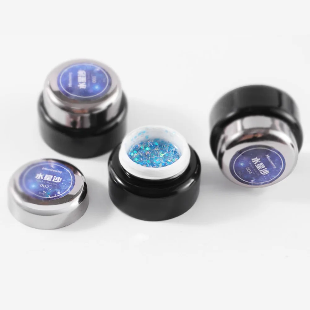 

S Nail Polish Set Polish Long Lasting Glitter Gel Manicure Accessories DIY Wedding Party Soak Off Set