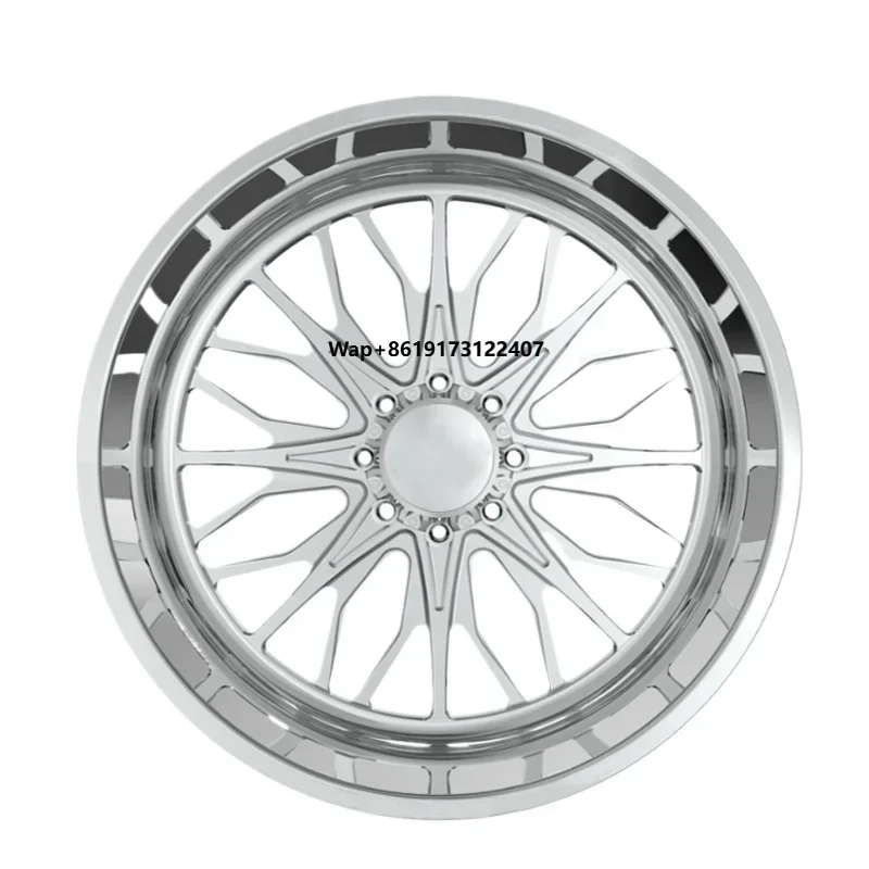 Customized Polished Floating Caps Aluminum Forged Truck Wheels for RAM  GMC Chevy 5x5.5 6x5.5 8x6.5 8x180 8x170 Wheel