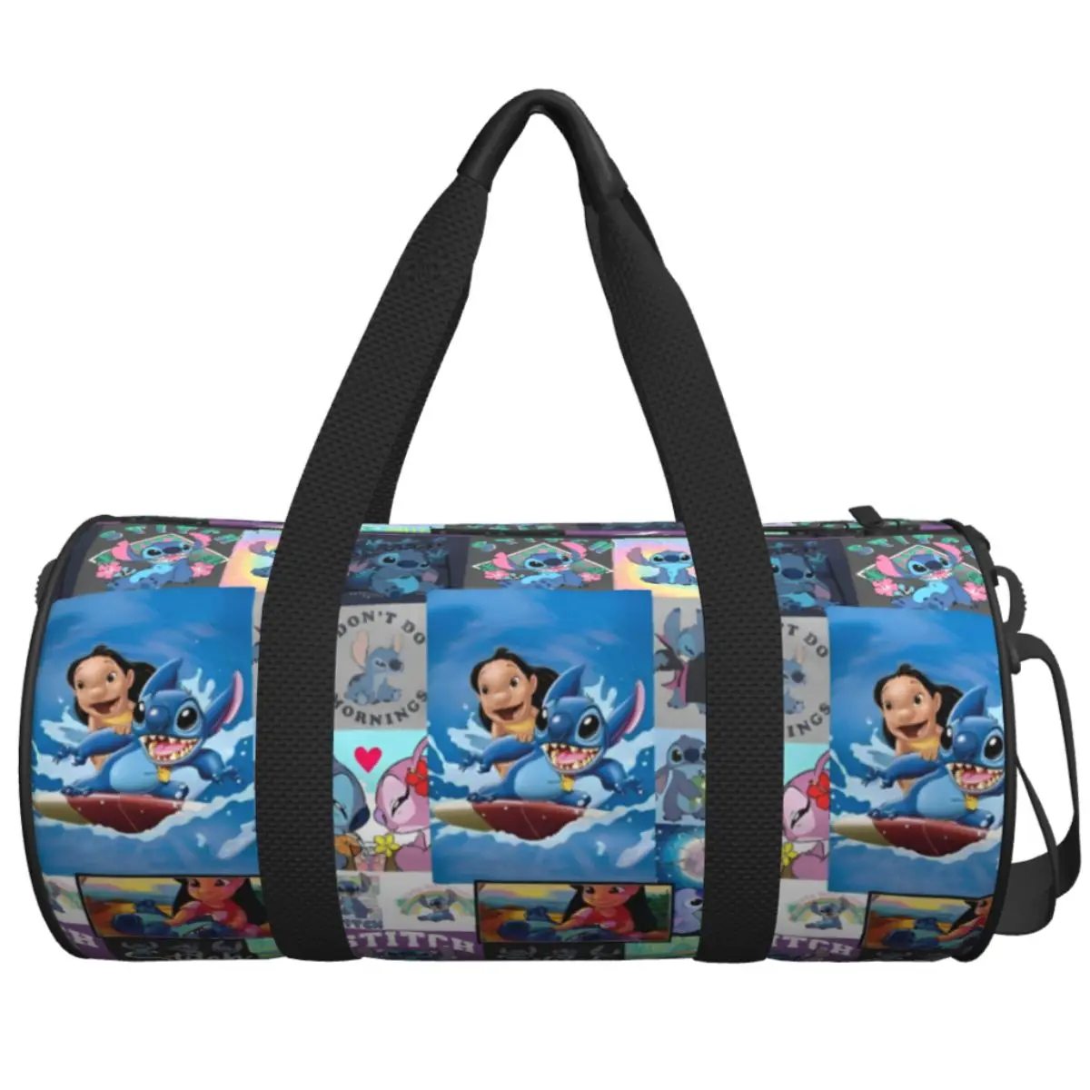 

Custom Large Stitch Cartoon Travel Bag Fashion Sports Bags Large Vintage Gym Bag Couple Design Waterproof Fitness Bag