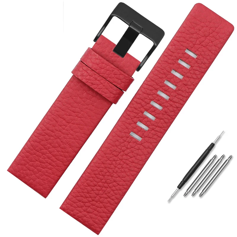 Genuine Leather Watch band For Diesel Watch Belt DZ7257 1657 4323 7314 7313 7371 1399 1206 straps 22mm 24 26 27 28 30mm Bracelet