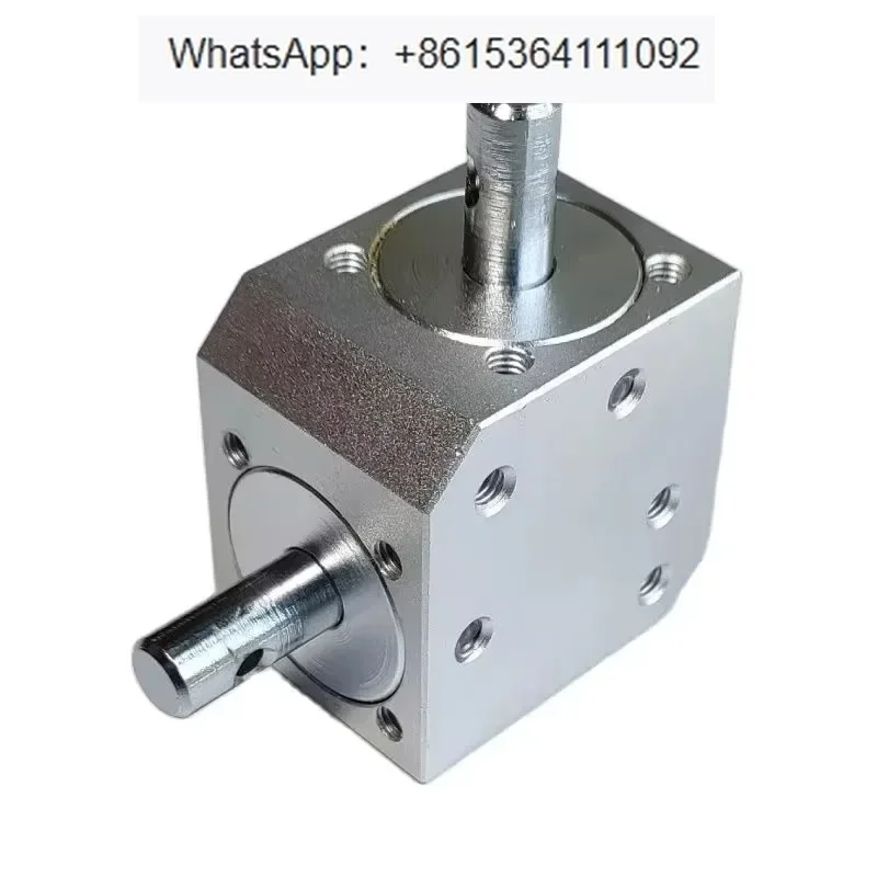 2000RPM Precision steering gear 3 Output 1 Module 20 Teeth 90° Angle Drive high precision Right Angle Steering Gear 1:1 Dual 8MM