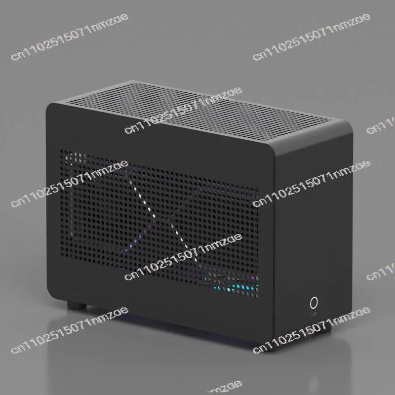 Mini Small Case Power Supply Portable Host Air Cooling G1-SE All Aluminum Side Transparent A4