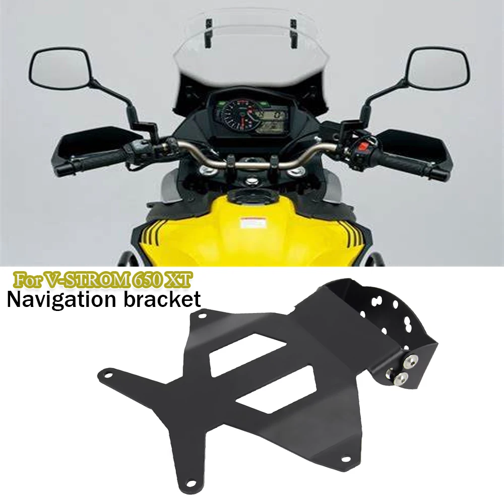 

For SUZUKI V-STROM 650 XT DL 650 Vstrom Motorcycle Front Phone Stand Holder Smartphone Phone GPS Navigaton Plate Bracket