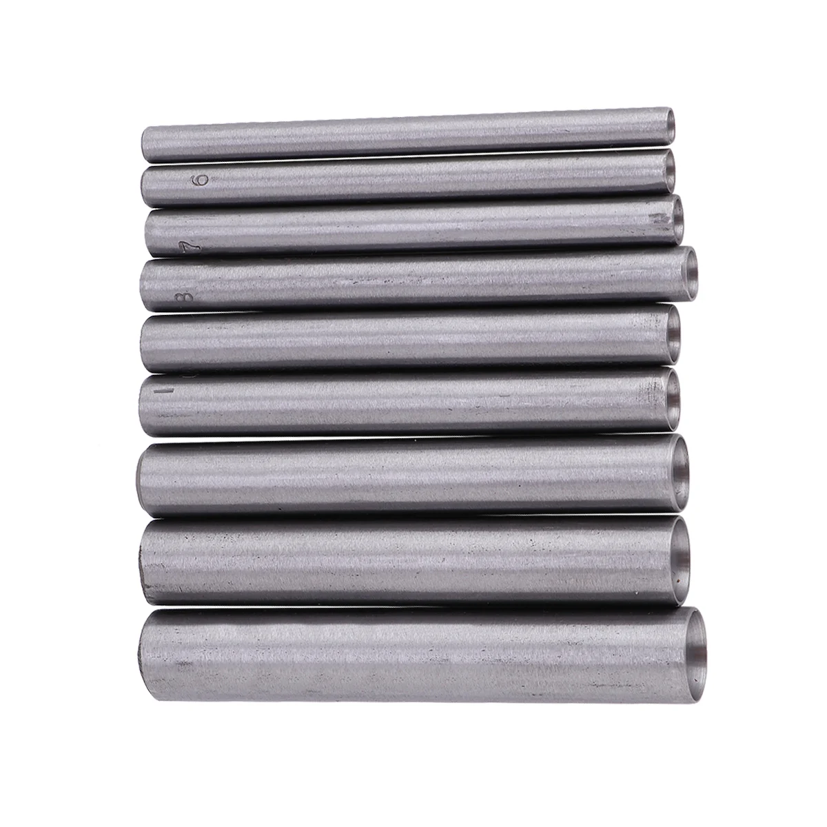 

9 Pcs Rivet Punching Set Stainless Steel Craft Tool Belt Holes Maker Puncher Hollow Punch Set Work Durable Precision