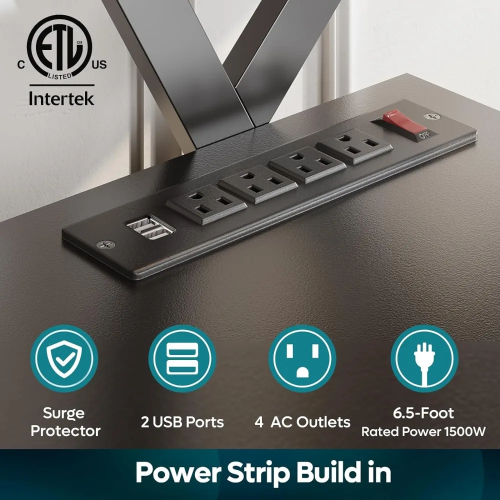 LED Entertainment Center TV Stands, TV Game Console, Tomadas, 65 "55"